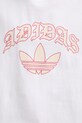 adidas Originals t-shirt bawełniany KS7613 biały