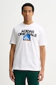adidas Originals t-shirt bawełniany nadruk biały KT0488