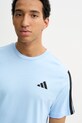 Bavlnené tričko adidas modrá KT0555