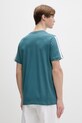 Odzież adidas t-shirt bawełniany KT0559 turkusowy