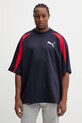 Puma t-shirt Oversized Pique pozostałe granatowy 634403