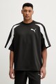 Puma t-shirt Oversized Pique pozostałe czarny 634403