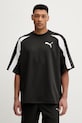 Puma t-shirt Oversized Pique pozostałe czarny 634403