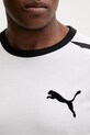 Βαμβακερό μπλουζάκι Puma Big Cat Ringer 635242 λευκό