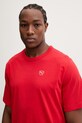 Βαμβακερό μπλουζάκι Puma Essential elevated κόκκινο 692054