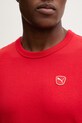 Βαμβακερό μπλουζάκι Puma Essential elevated 692054 κόκκινο