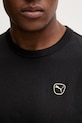 Βαμβακερό μπλουζάκι Puma Essential elevated 692054 μαύρο
