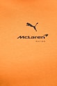 Puma tricou din bumbac McLaren portocaliu 637448