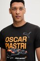 Odzież Puma t-shirt bawełniany McLaren 637452 czarny