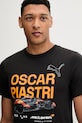 Odzież Puma t-shirt bawełniany McLaren 637452 czarny