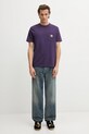 Carhartt WIP t-shirt bawełniany SS Pocket T-Shirt I030434.889XX fioletowy
