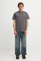 Carhartt WIP t-shirt bawełniany SS Chase T-Shirt I026391.3H5XX szary