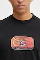 Carhartt WIP t-shirt bawełniany SS Sardinas T-Shirt czarny I036005.89XX