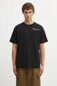 Odzież Carhartt WIP t-shirt bawełniany SS Punched T-Shirt I036006.89XX czarny