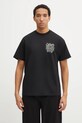 Odzież Carhartt WIP t-shirt bawełniany SS Commuting Tales T-Shirt I036010.89XX czarny