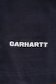 Carhartt WIP t-shirt in cotone SS Link Script T-Shirt blu navy I031373.00BXX