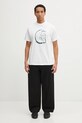 Carhartt WIP t-shirt bawełniany SS Shattered T-Shirt I036016.02XX biały
