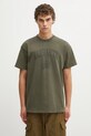 Carhartt WIP t-shirt bawełniany SS Faded Pond Corps T-Shirt nadruk zielony I036064.6360