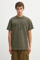 Carhartt WIP t-shirt bawełniany SS Faded Pond Corps T-Shirt nadruk zielony I036064.6360