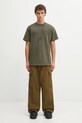 Carhartt WIP t-shirt bawełniany SS Faded Pond Corps T-Shirt I036064.6360 zielony