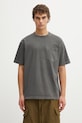 Carhartt WIP t-shirt bawełniany SS Torion Pocket T-Shirt gładkie szary I035957.89B7