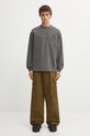 Carhartt WIP longsleeve bawełniany LS Torion Pocket T-Shirt szary I035958.89B7