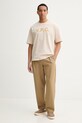 A.P.C. t-shirt bawełniany T-SHIRT AMPLE MANCHES COURTES VPC COHLR.M26385 beżowy SS26