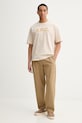 A.P.C. t-shirt bawełniany T-SHIRT AMPLE MANCHES COURTES VPC COHLR.M26385 beżowy SS26