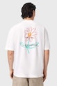 AllSaints t-shirt oversize męski bawełniany CRAYO M073PF biały SS26