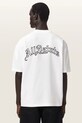 AllSaints tricou din bumbac DESCENT print alb M044PD