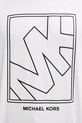Michael Kors t-shirt bawełniany CR652SY1V2 biały