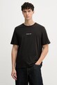Odzież Michael Kors t-shirt męski bawełniany CR652VEFV4 czarny