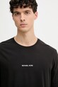 Michael Kors t-shirt męski bawełniany czarny CR652VEFV4
