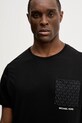 Michael Kors t-shirt bawełniany czarny CR652T1FV4