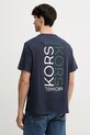 Michael Kors t-shirt męski bawełniany granatowy CR652YHFV4