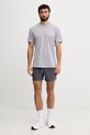 On t-shirt treningowy męski 1MF11781291 szary SS26