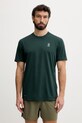On t-shirt treningowy męski zielony 1MG10284407