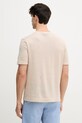 Odzież Mos Mosh t-shirt męski z lnem Crowe 509680 beżowy
