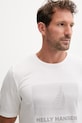 Helly Hansen t-shirt treningowy męski HP RACE GRAPHIC biały 34419.003