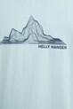 Helly Hansen T-shirt męski bawełniany MASSIF GRAPHIC 54600.538 niebieski