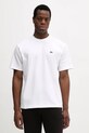 Lacoste t-shirt bawełniany bawełna biały TH0876