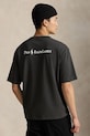 Polo Ralph Lauren t-shirt bawełniany 10/1 JERSEY 710964716005 szary SS26