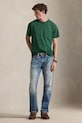 Oblečenie Bavlnené tričko Polo Ralph Lauren WEATHERED 20/2 710977904014 zelená