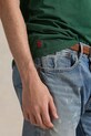Bavlnené tričko Polo Ralph Lauren WEATHERED 20/2 zelená 710977904014