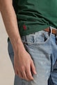 Bavlnené tričko Polo Ralph Lauren WEATHERED 20/2 zelená 710977904014
