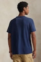 Bavlnené tričko Polo Ralph Lauren 10/1 HEAVY JERSEY 710P04965002 modrá SS26