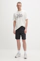 Adidas t-shirt męski bawełniany x Mercedes KE8289 beżowy SS26