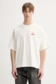 Odzież adidas Originals t-shirt bawełniany KW8010 beżowy