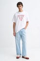 Guess Jeans t-shirt bawełniany M4YI45.K8FQ4 biały SS26