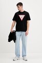 Guess Jeans t-shirt bawełniany M4YI45.K8FQ4 czarny SS26